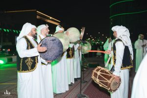جنان فدك تحتفل باليوم الوطني في مركز الأعمال JFC